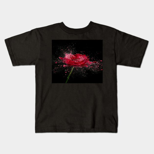 Spreader Rose Kids T-Shirt by joshsmith